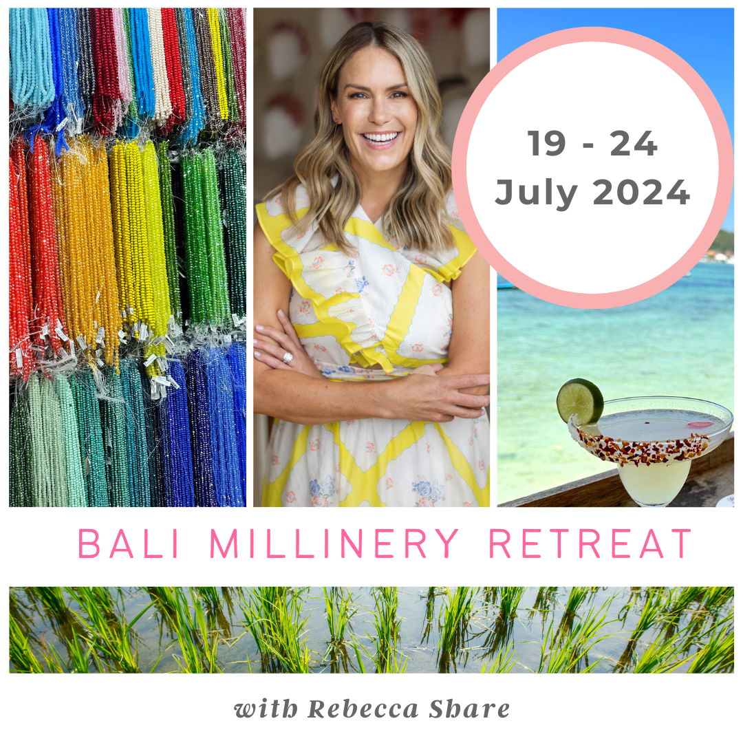 Bali Millinery Retreat 19-24 July 2024 - DEPOSIT